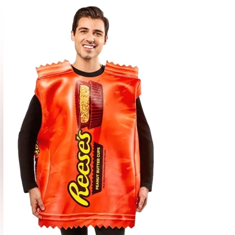 Adult reese’s peanut butter cups costume one size unisex